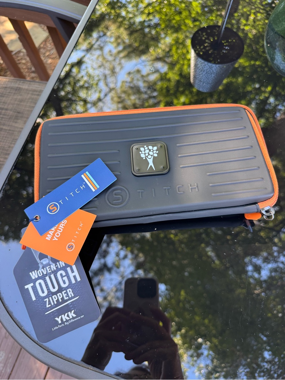 Stitch Slim Tech Organizer golf glove pouch and phone accessory